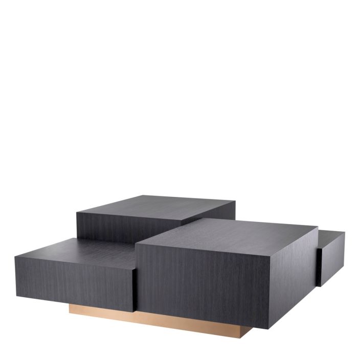 Table basse en chêne anthracite | Eichholtz Nerone