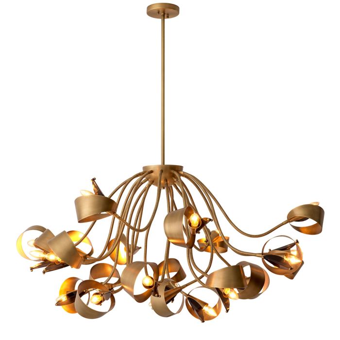 Lustre doré en laiton | Eichholtz Corrientes