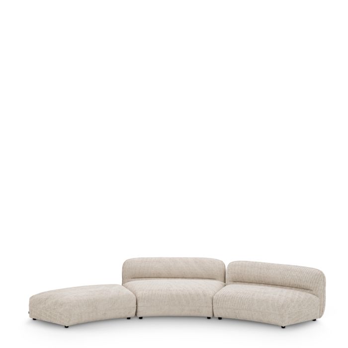 Module central modulable en tissu beige | Eichholtz Grand Avenue