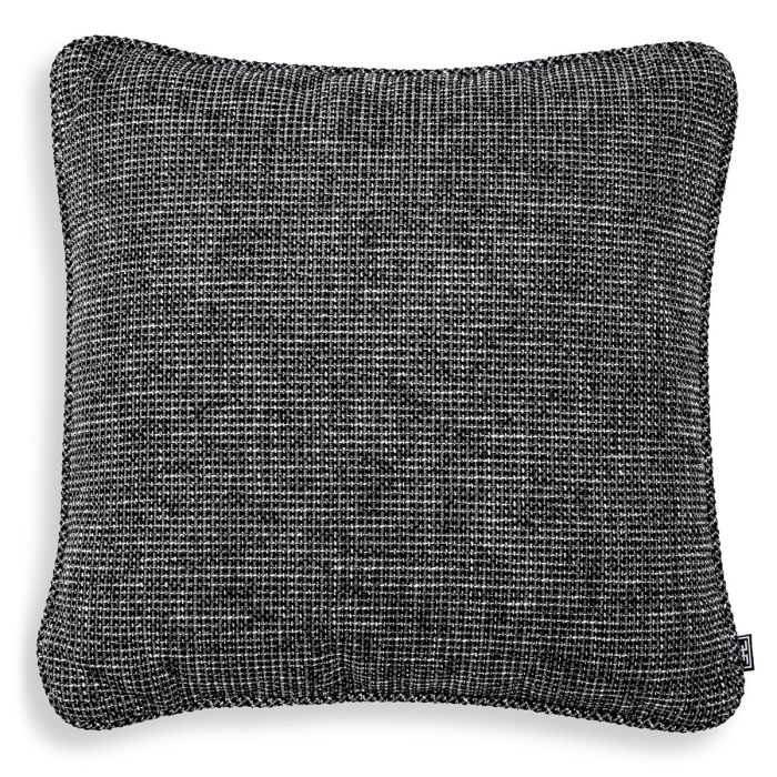 Coussin carré en tissu noir | Eichholtz Rocat L