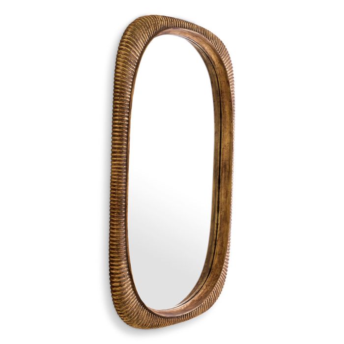 Miroir oval en laiton vieilli | Eichholtz Casimir