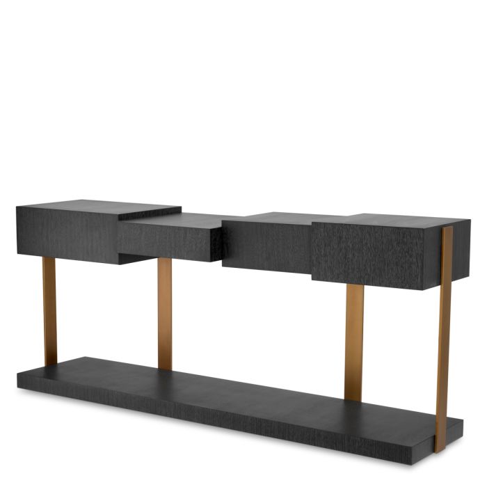 Console en chêne anthracite | Eichholtz Nerone
