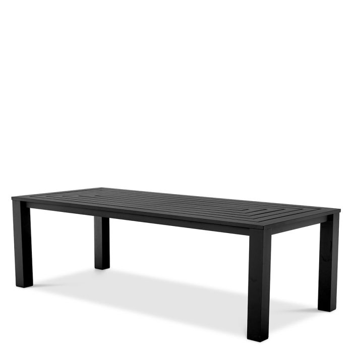Table extérieure en métal noir | Eichholtz Vistamar