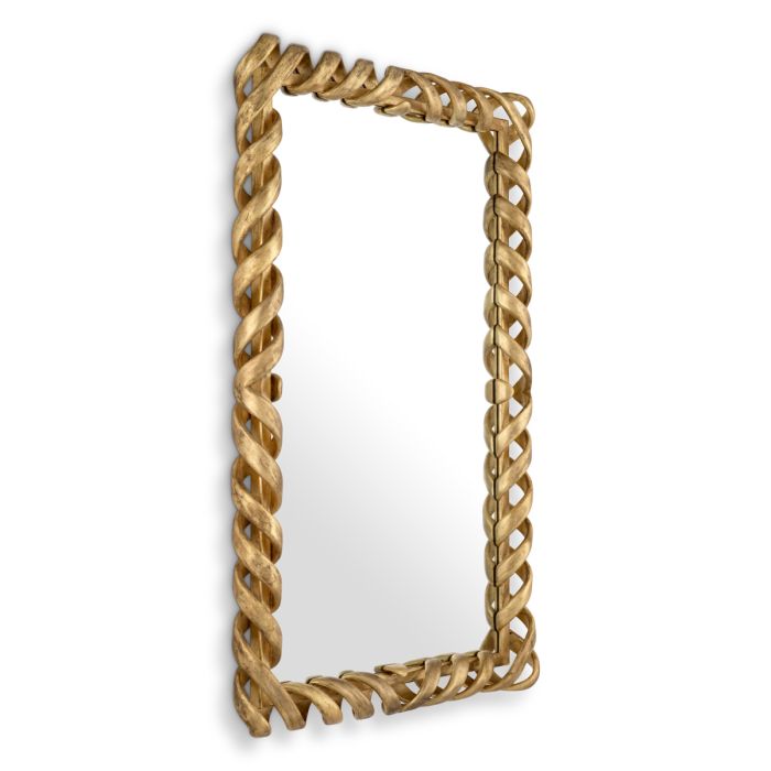 Miroir rectangulaire en métal doré | Eichholtz Casone