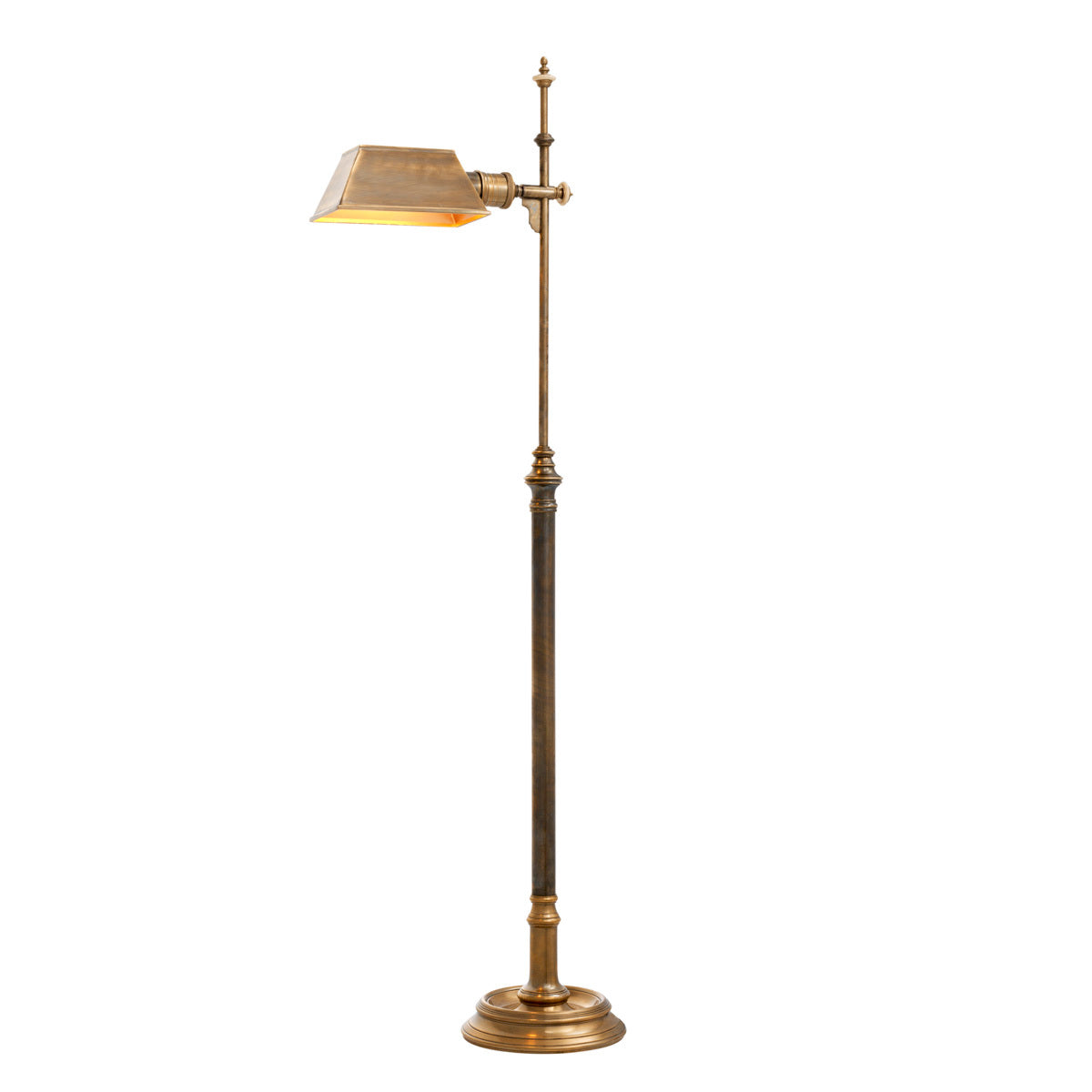 Lampe sur pied en laiton vintage | Eichholtz Charlene - vue principale | REMO-HOME
