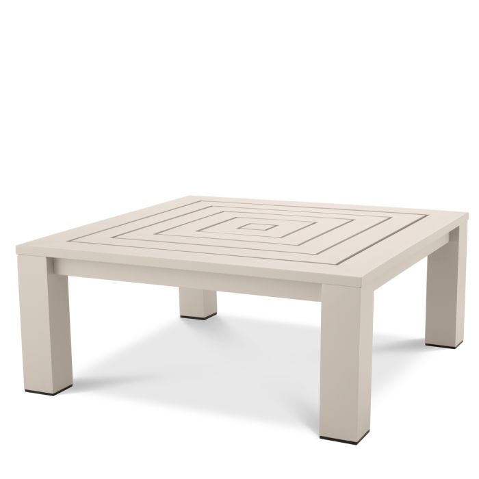 Table basse extérieur en métal sable | Eichholtz Vistamar