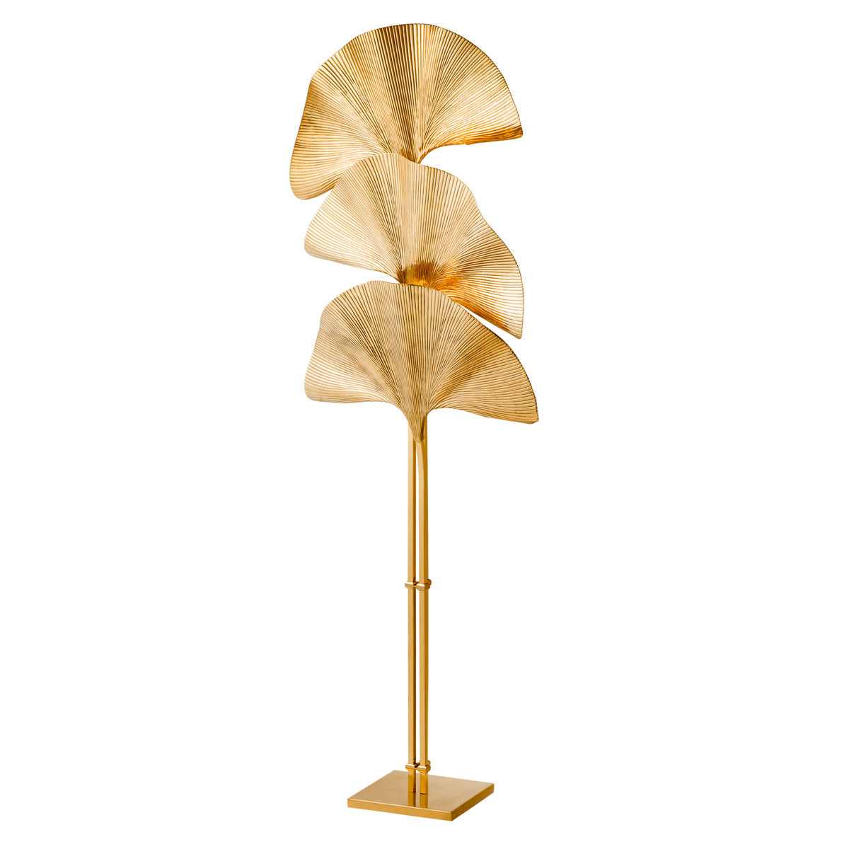 Lampe sur pied en laiton poli | Eichholtz Las Palmas - vue principale | REMO-HOME