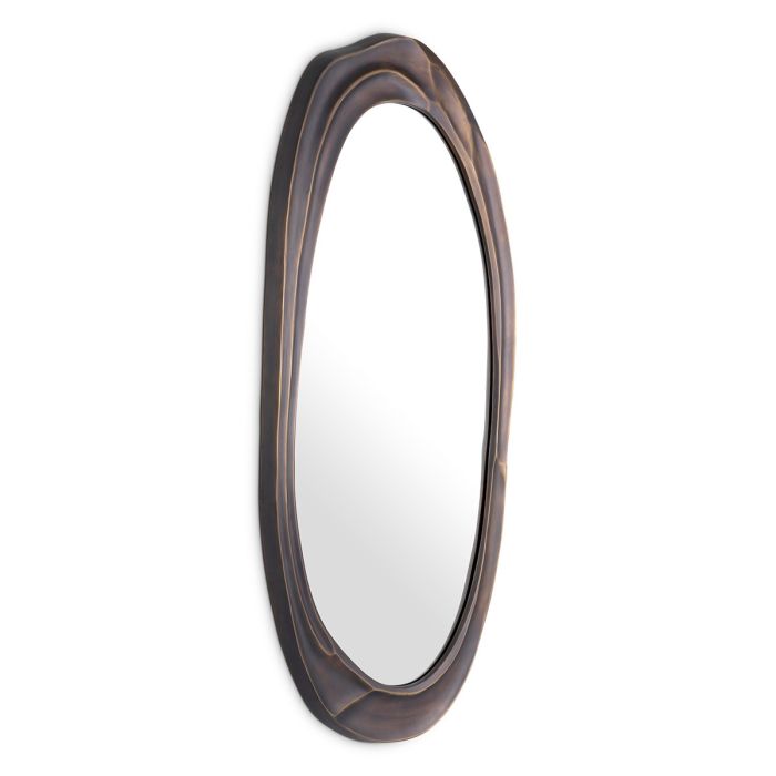 Miroir oval en bronze | Eichholtz Karma L