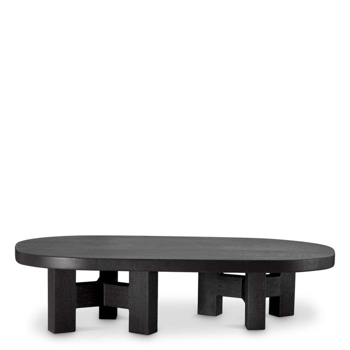Table basse en bois anthracite | Eichholtz Libertine