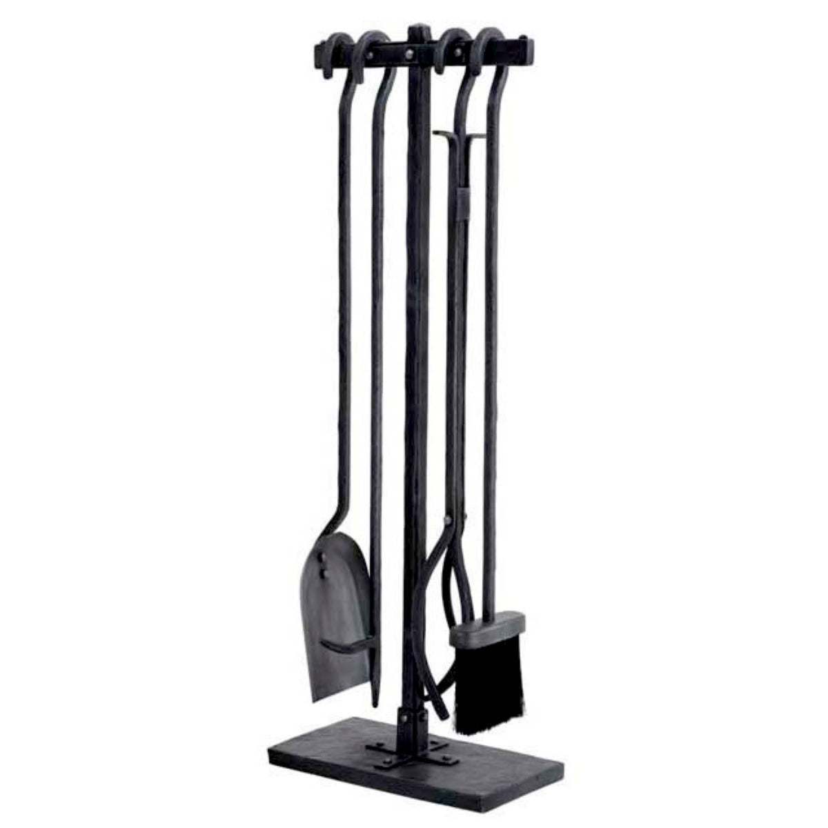 Ensemble d'ustensiles de cheminée en finition zinc | Eichholtz Fire Tools set of 4 - vue principale | REMO-HOME