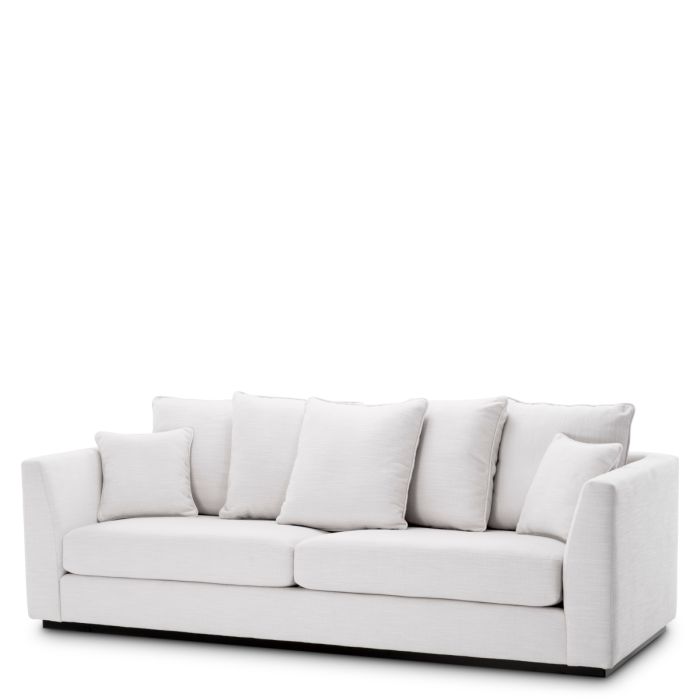 Canapé 2-3 places en tissu blanc | Eichholtz Taylor