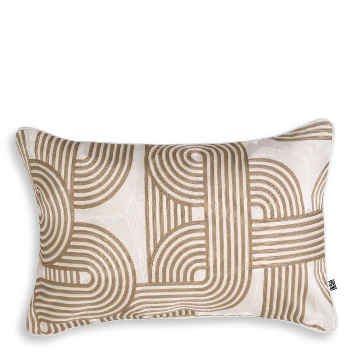 Coussin rectangulaire en tissu doré | Eichholtz Abacas