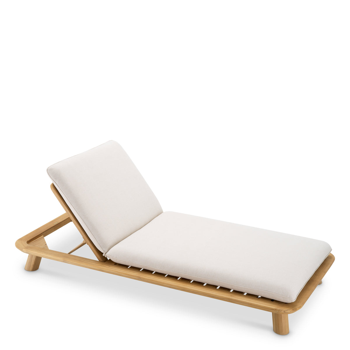 Lit de jour d'extérieur en teck naturel | Eichholtz Weston Single - vue principale | REMO-HOME