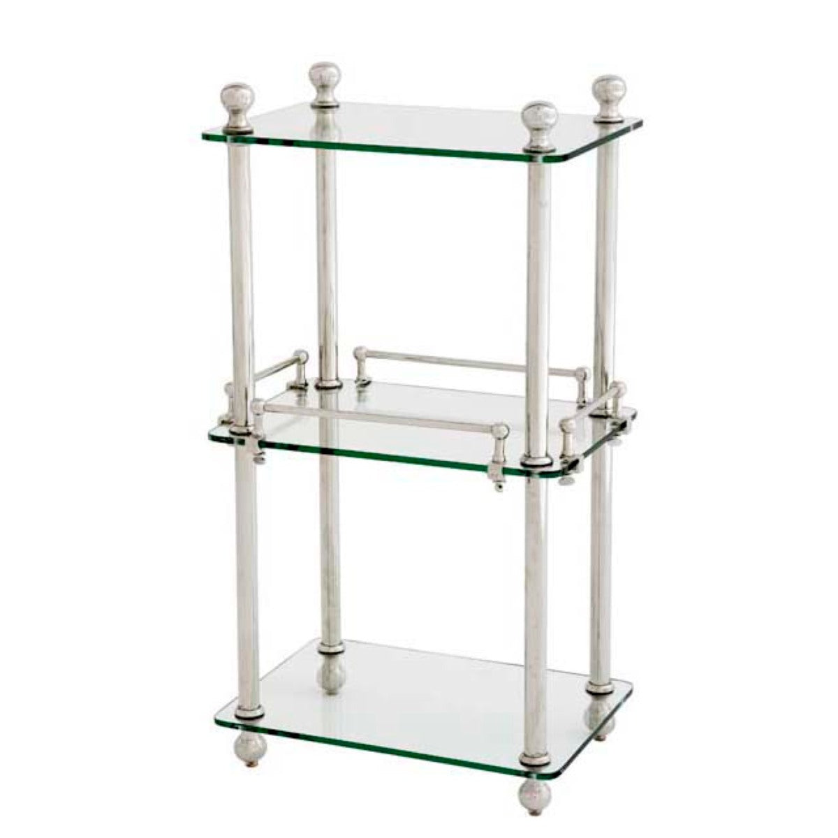 Rack de salle de bain en nickel | Eichholtz Devon - vue principale | REMO-HOME