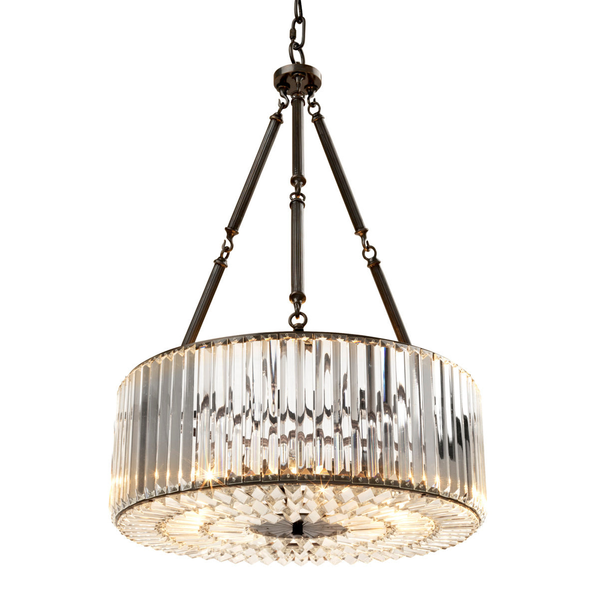 Chandelier en finition bronze accentué | Eichholtz Infinity - vue principale | REMO-HOME