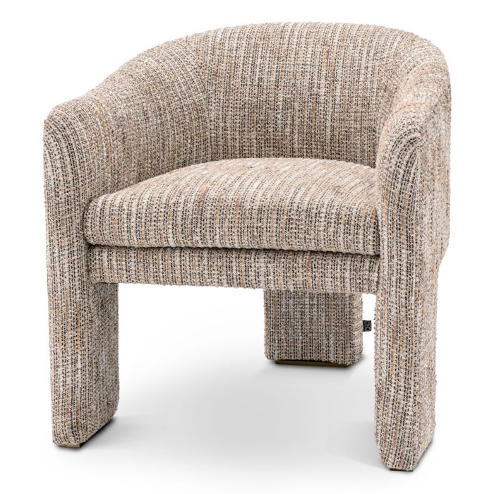 Fauteuil en tissu beige | Eichholtz Pebbles