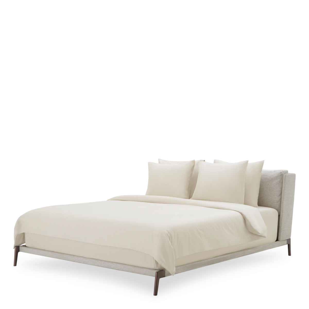 Cadre de lit en durini naturel | Eichholtz Gonzales - vue principale | REMO-HOME