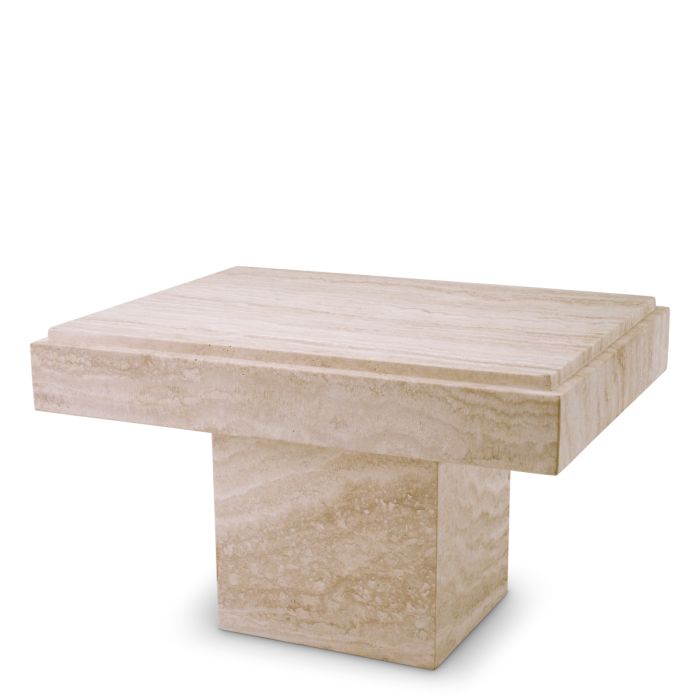 Table d'appoint en travertin | Eichholtz Sartoria