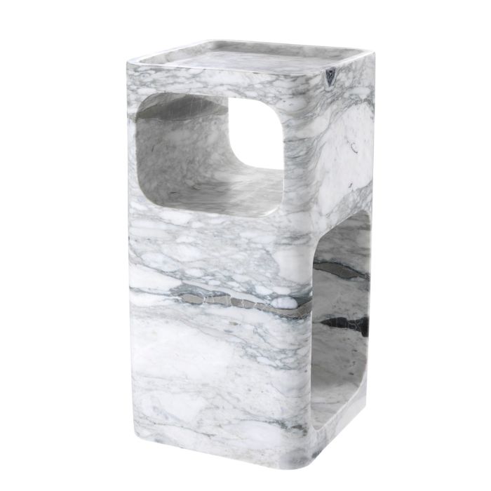 Table d'appoint en marbre blanc | Eichholtz Adler