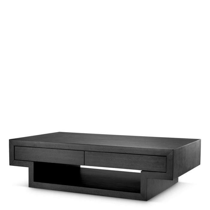 Table basse en chêne anthracite | Eichholtz Rialto