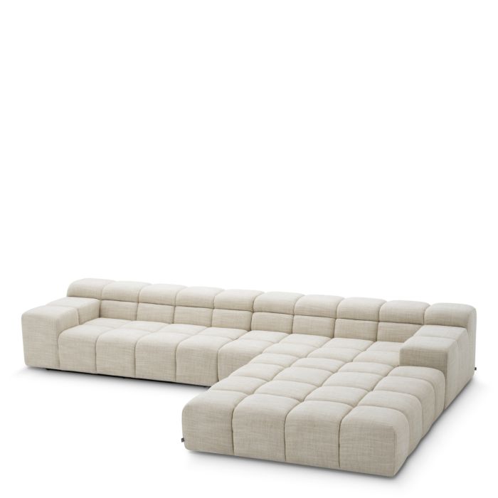 Canapé modulable en tissu beige | Eichholtz Hunter Right