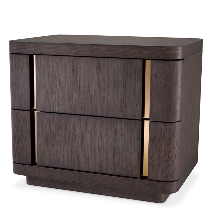 Table de chevet en chêne moka | Eichholtz Modesto