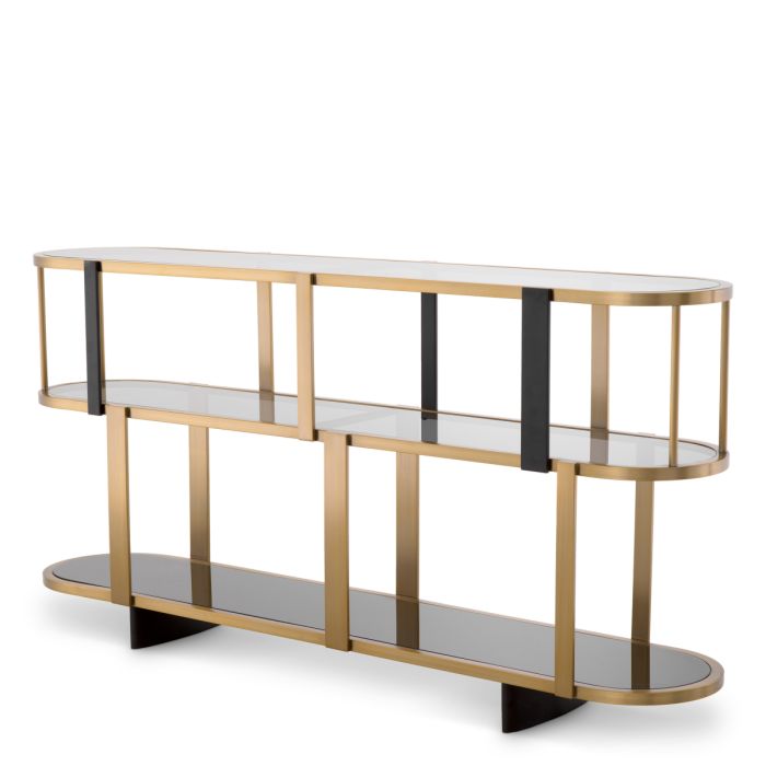 Console en laiton brossé | Eichholtz Clio Low