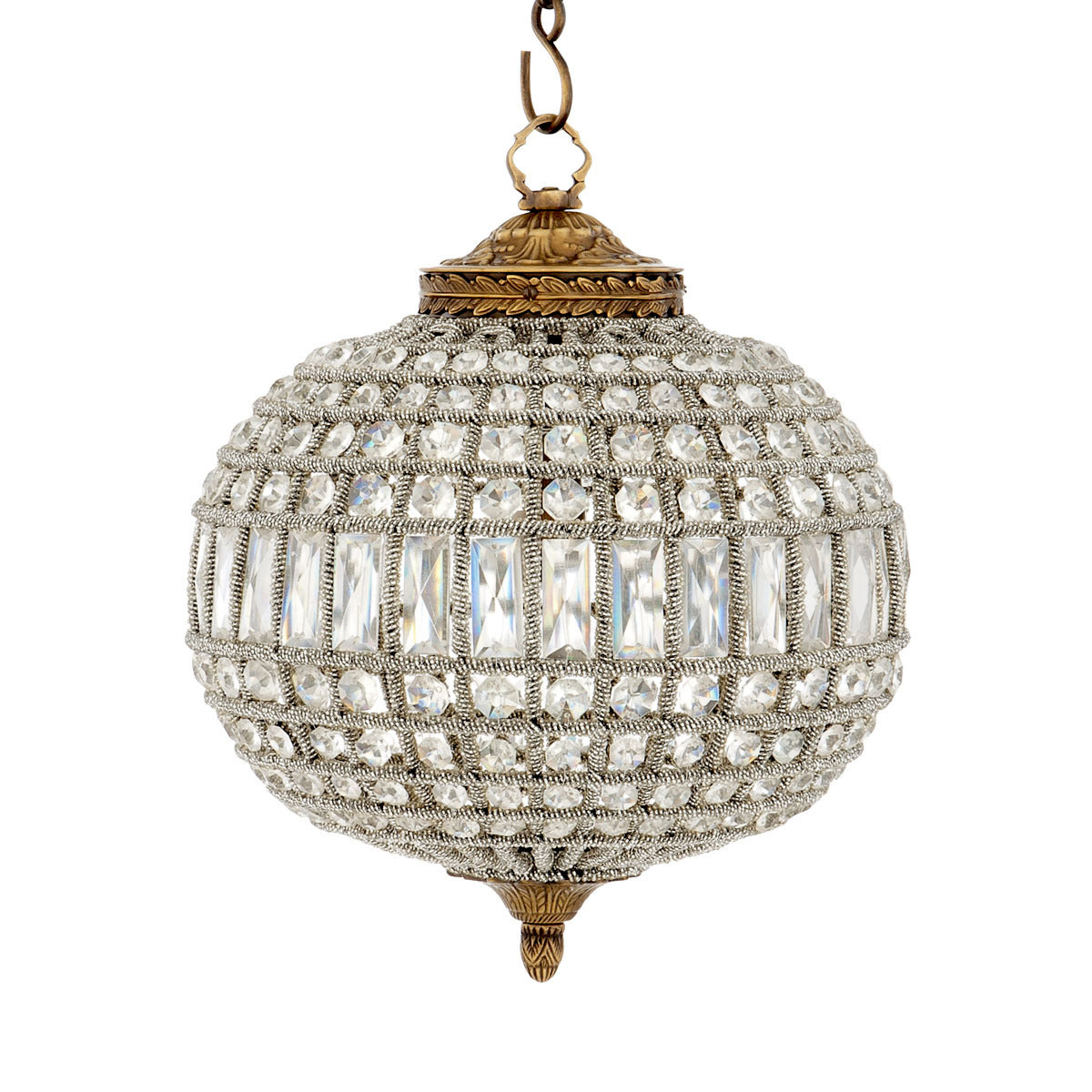 Chandelier en laiton antique | Eichholtz Kasbah Oval S - vue principale | REMO-HOME