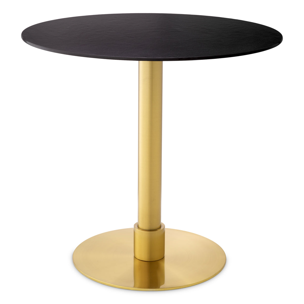 Table à manger en laiton brossé | Eichholtz Terzo Round - vue principale | REMO-HOME
