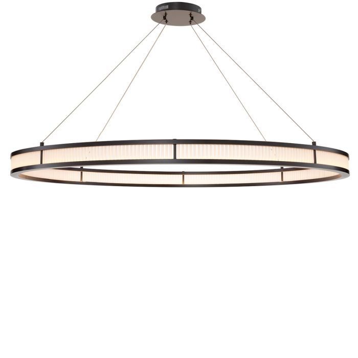 Lustre en bronze et en verre mat | Eichholtz Damien XL
