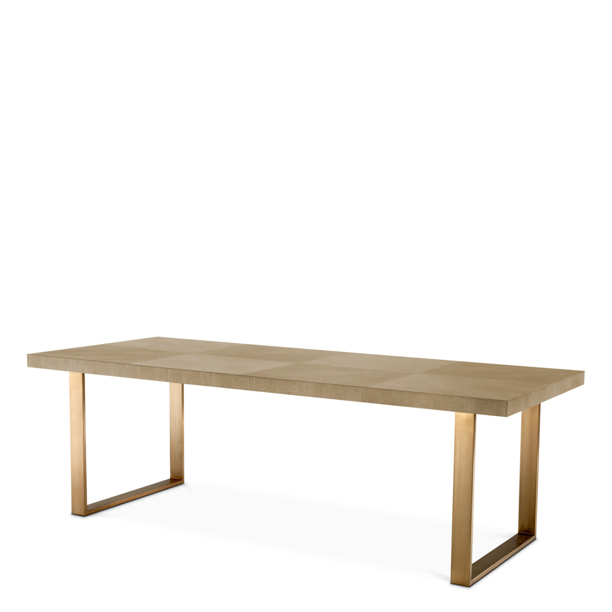 Table de salle à manger en placage chêne blanchi | Eichholtz Remington 230 cm - vue principale | REMO-HOME