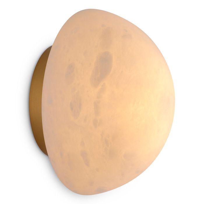 Applique murale dorée en albâtre | Eichholtz Triton