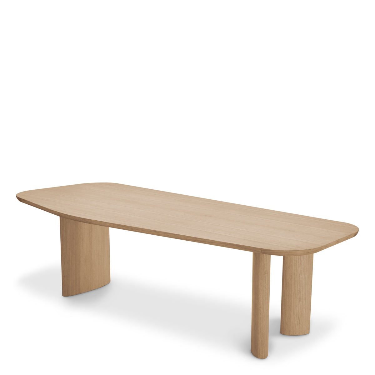 Table à manger en placage chêne naturel | Eichholtz Flemings - vue principale | REMO-HOME