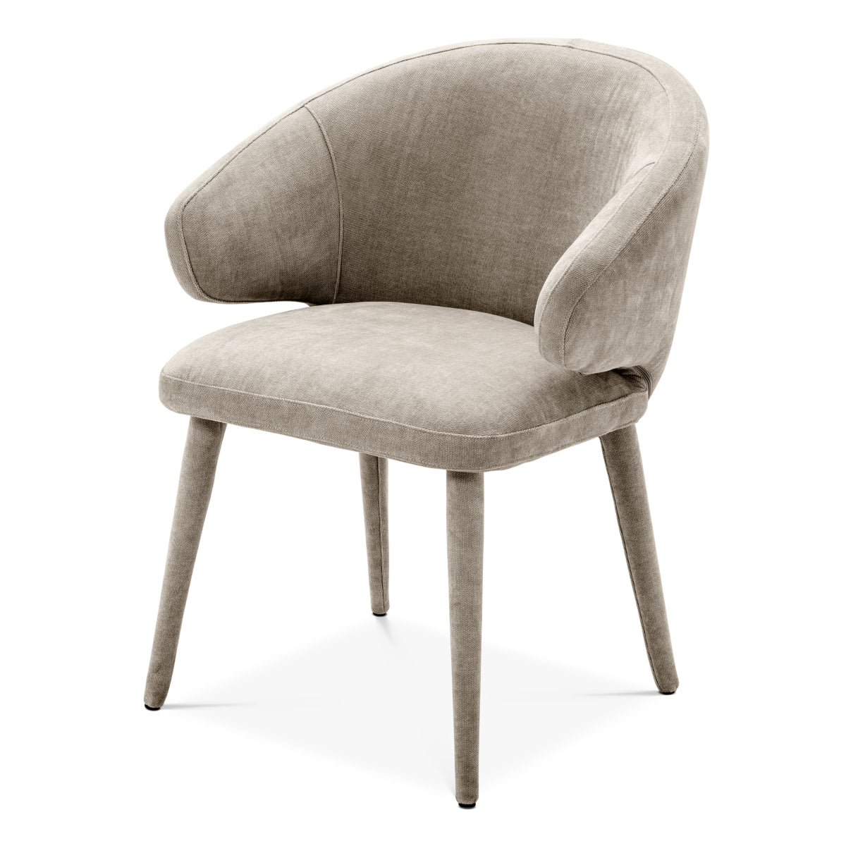 Chaise de salle à manger en clarck sand | Eichholtz Cardinale - vue principale | REMO-HOME