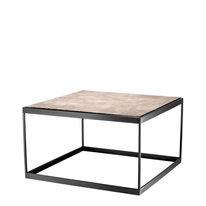 Table d'appoint en bronze et marbre beige | Eichholtz La Quinta
