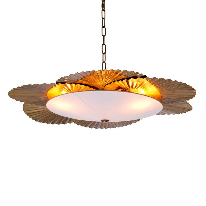 Lustre doré en laiton vieilli | Eichholtz Oriental