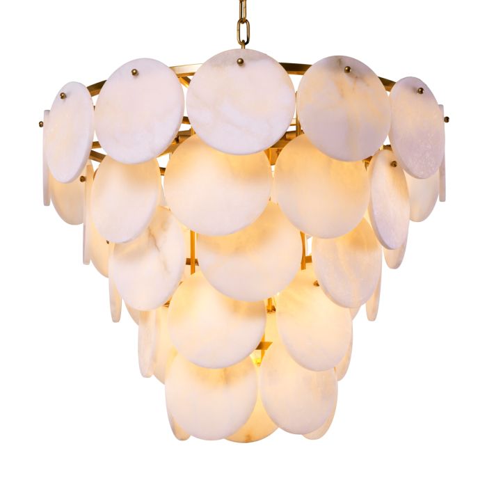 Lustre doré en albâtre | Eichholtz Clementina