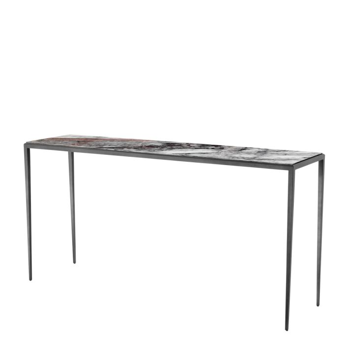 Console en bronze et marbre blanc | Eichholtz Henley L