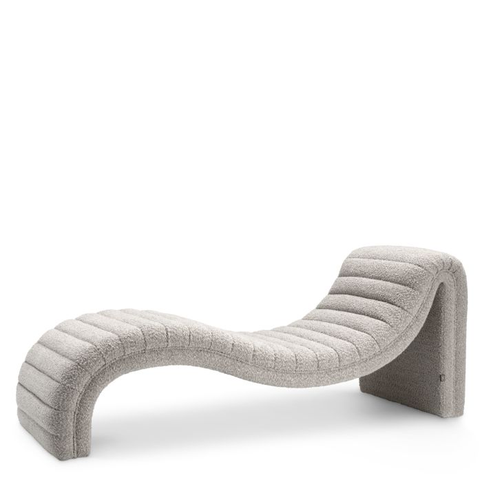Fauteuil bouclé gris | Eichholtz Pioneer