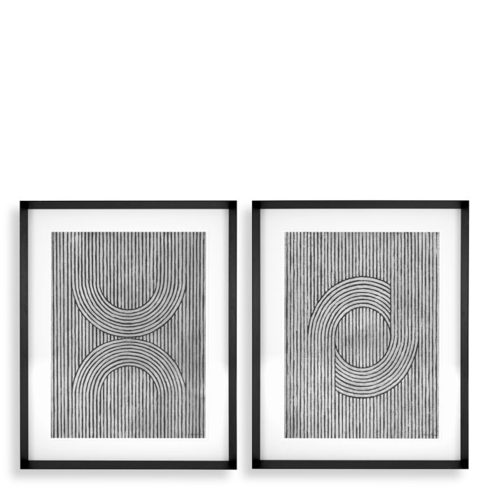 Impression d'art abstrait (lot de 2) | Eichholtz Cedar