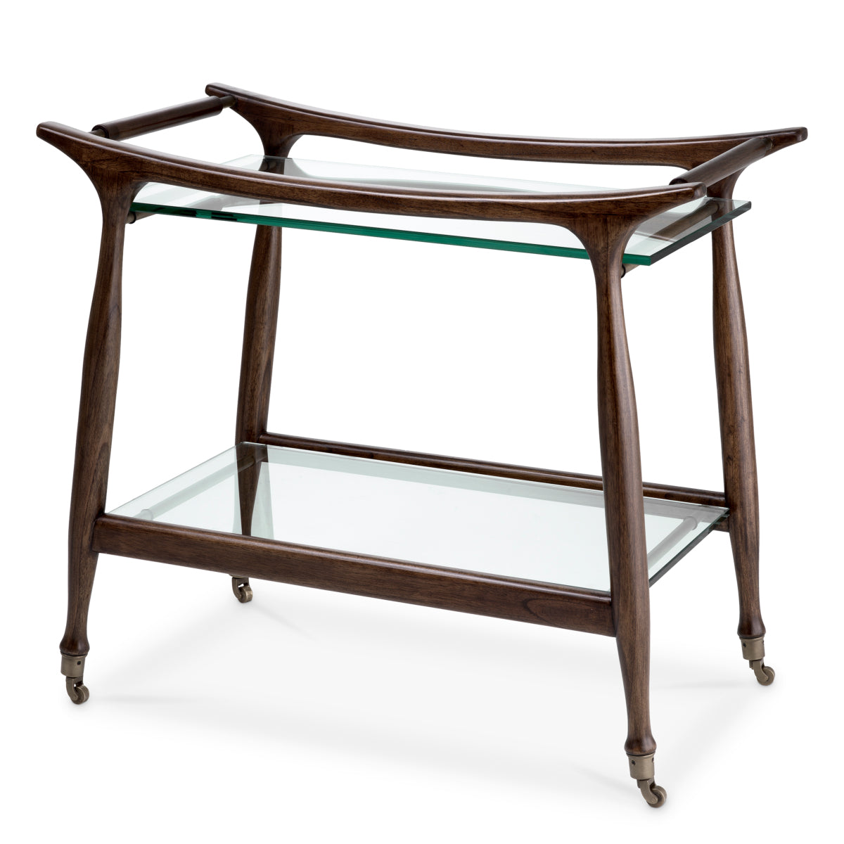 Trolley en bois brun classique | Eichholtz Manzo - vue principale | REMO-HOME