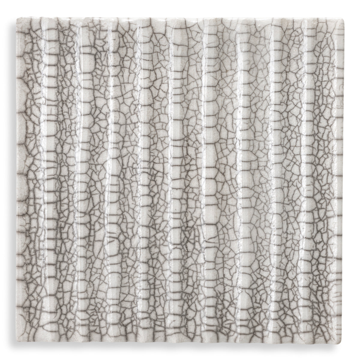 Décoration murale en céramique raku craquelée blanche | Eichholtz Division straight - vue principale | REMO-HOME