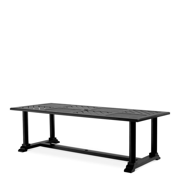 Table extérieure en métal noir | Eichholtz Bell Rive