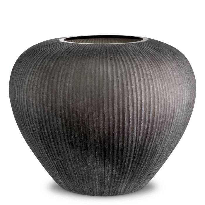 Vase en verre soufflé marron foncé | Eichholtz Bayly