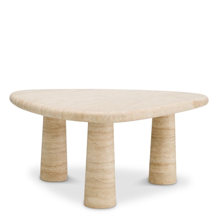 Table d'appoint en travertin | Eichholtz Larino L