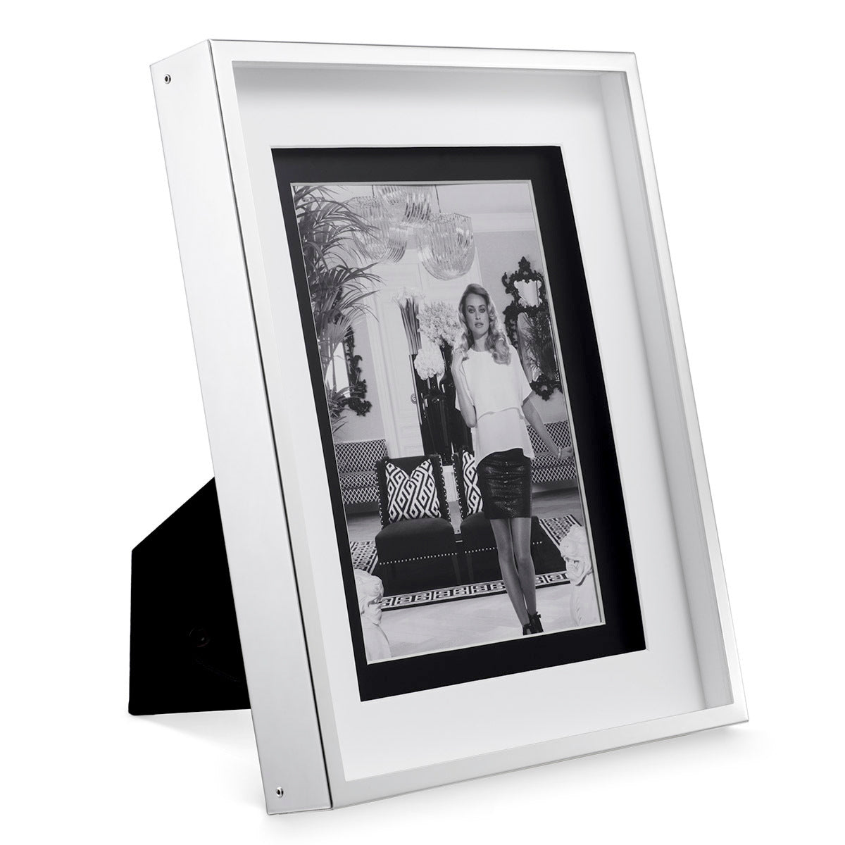 Cadre photo en finition argent | Eichholtz Gramercy L - vue principale | REMO-HOME