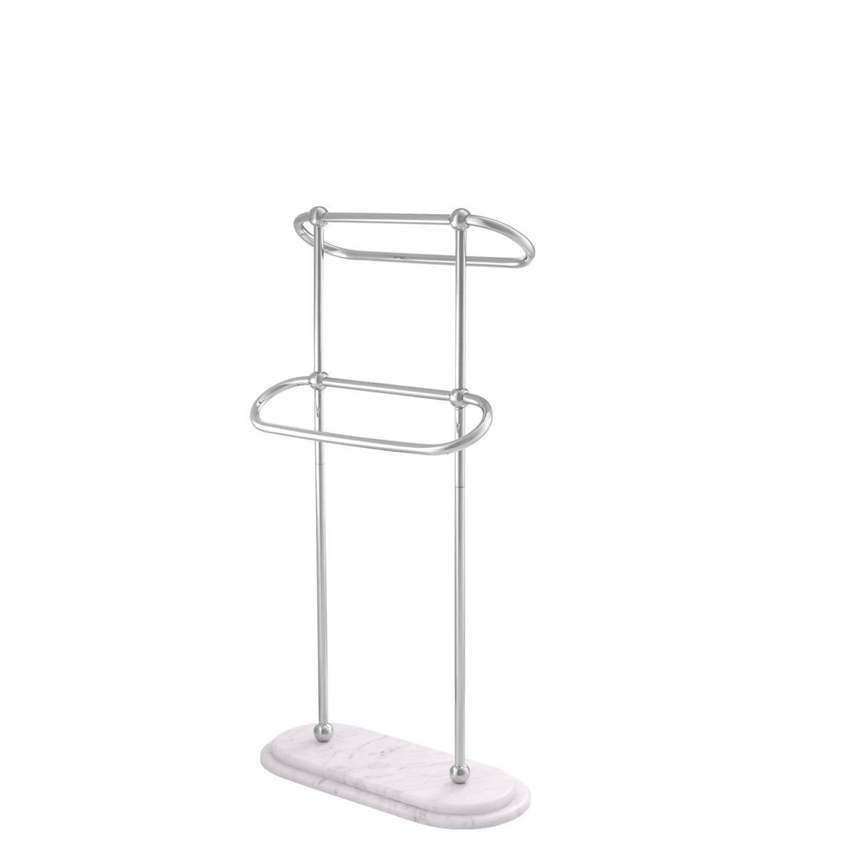 Porte-serviettes en marbre blanc poli | Eichholtz Lowell S - vue principale | REMO-HOME
