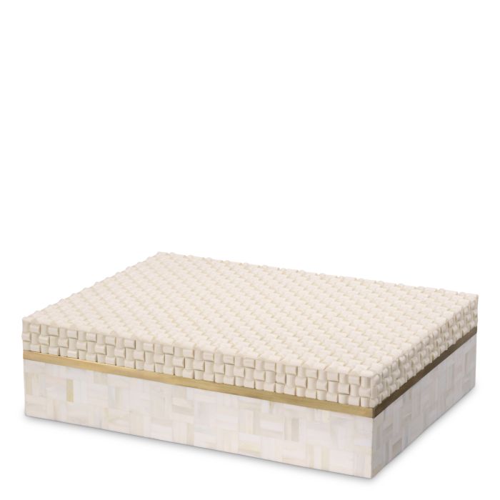 Boîte en résine crème | Eichholtz Seaside L