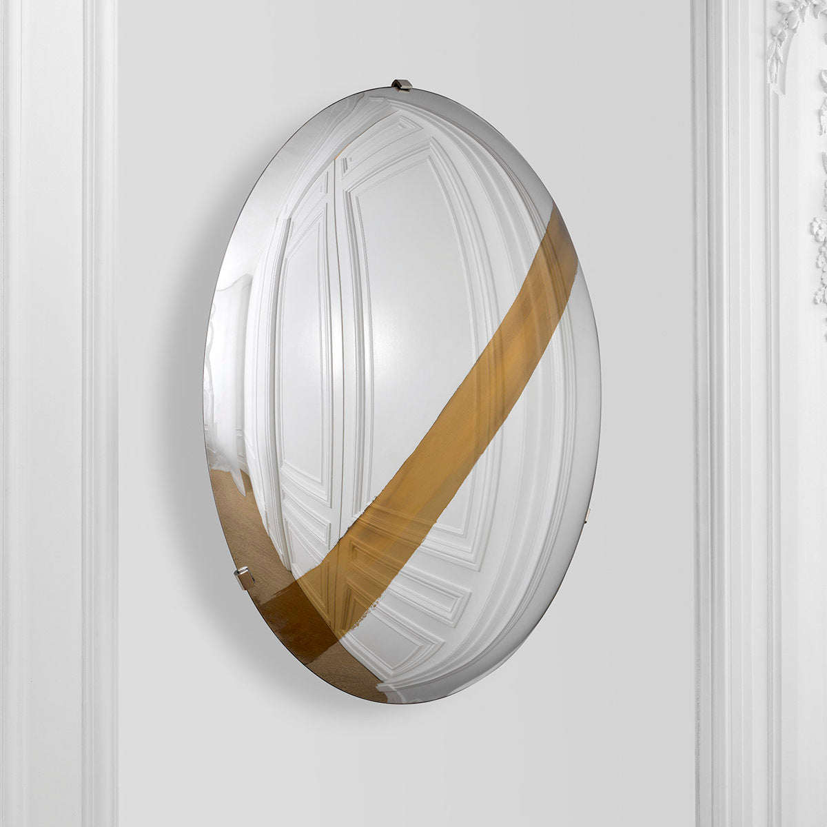 Objet mural en stries dorées avec système de suspension | Eichholtz Cleveland - vue principale | REMO-HOME