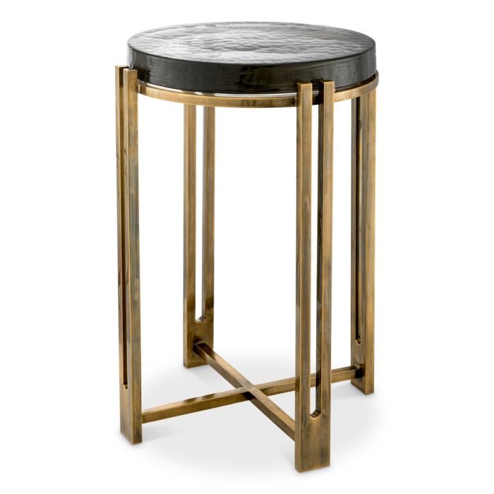 Table d'appoint dorée en verre soufflé | Eichholtz Claremont